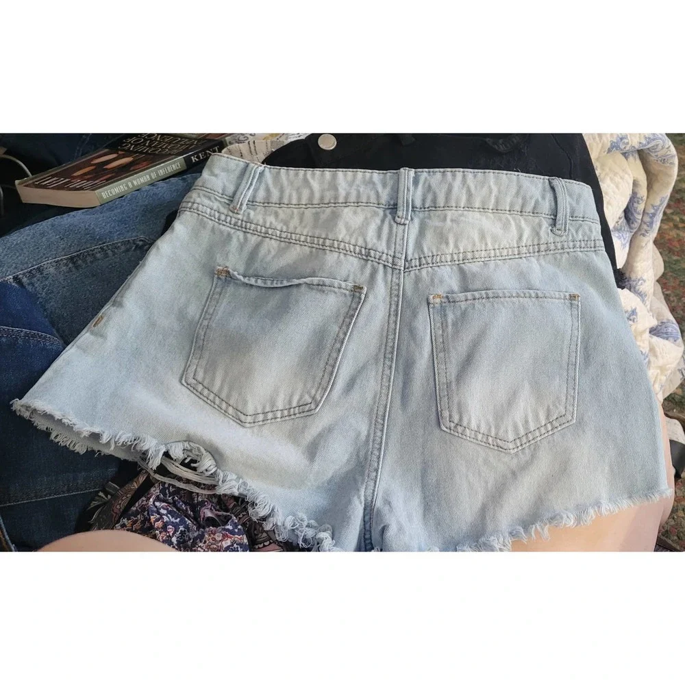 Rewash Junior's Light Denim Shorts – Size 7